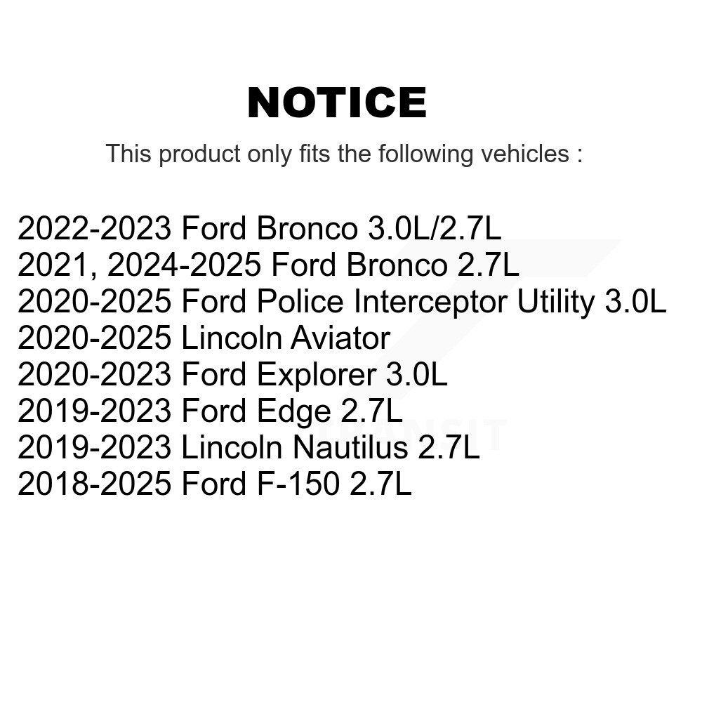 [N/A] Bobine d'allumage pour Ford F-150 Edge Explorer Lincoln Nautilus Aviator Police