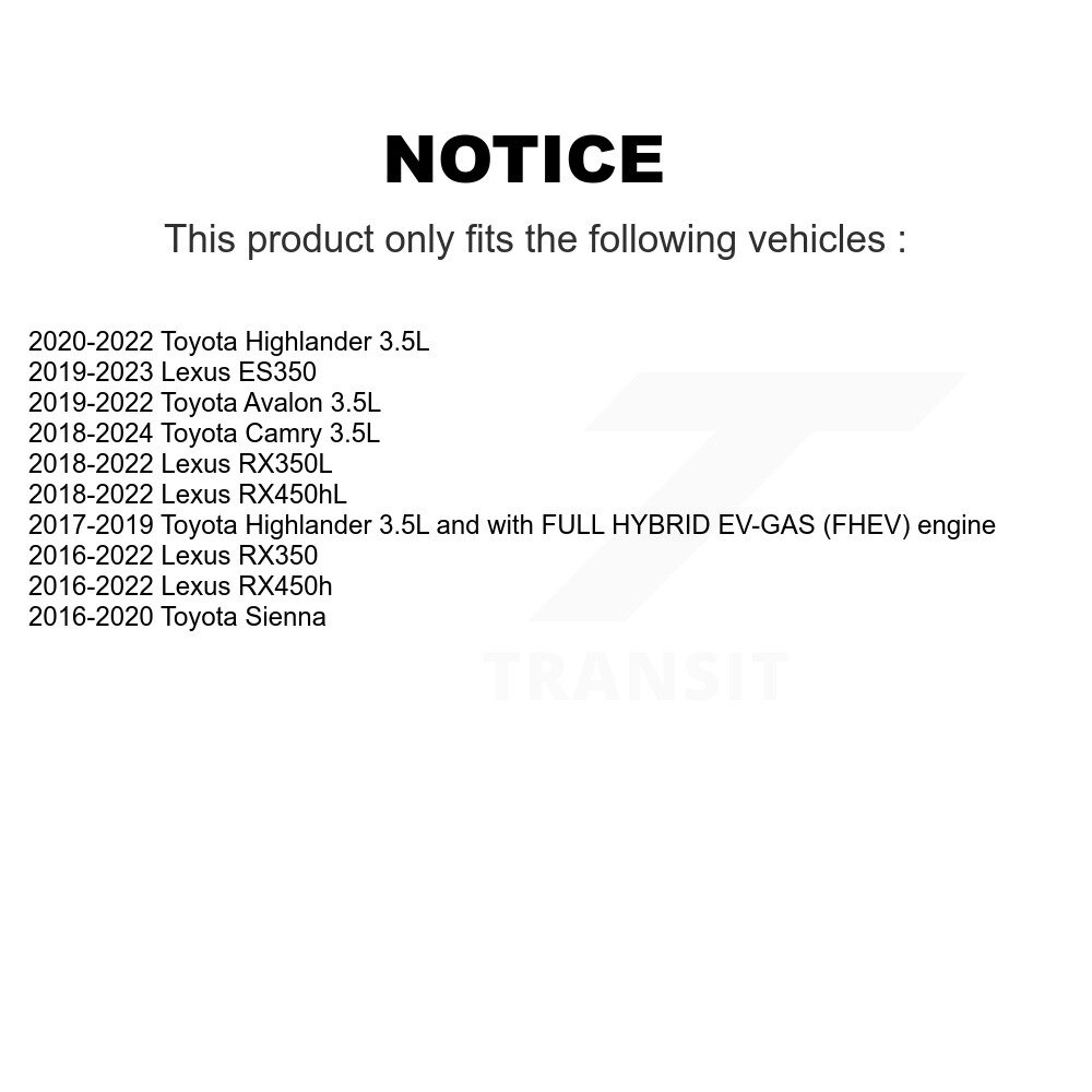 [N/A] Bobine d'allumage pour Toyota Highlander Camry Sienna Lexus RX350 RX450h ES350 Prius