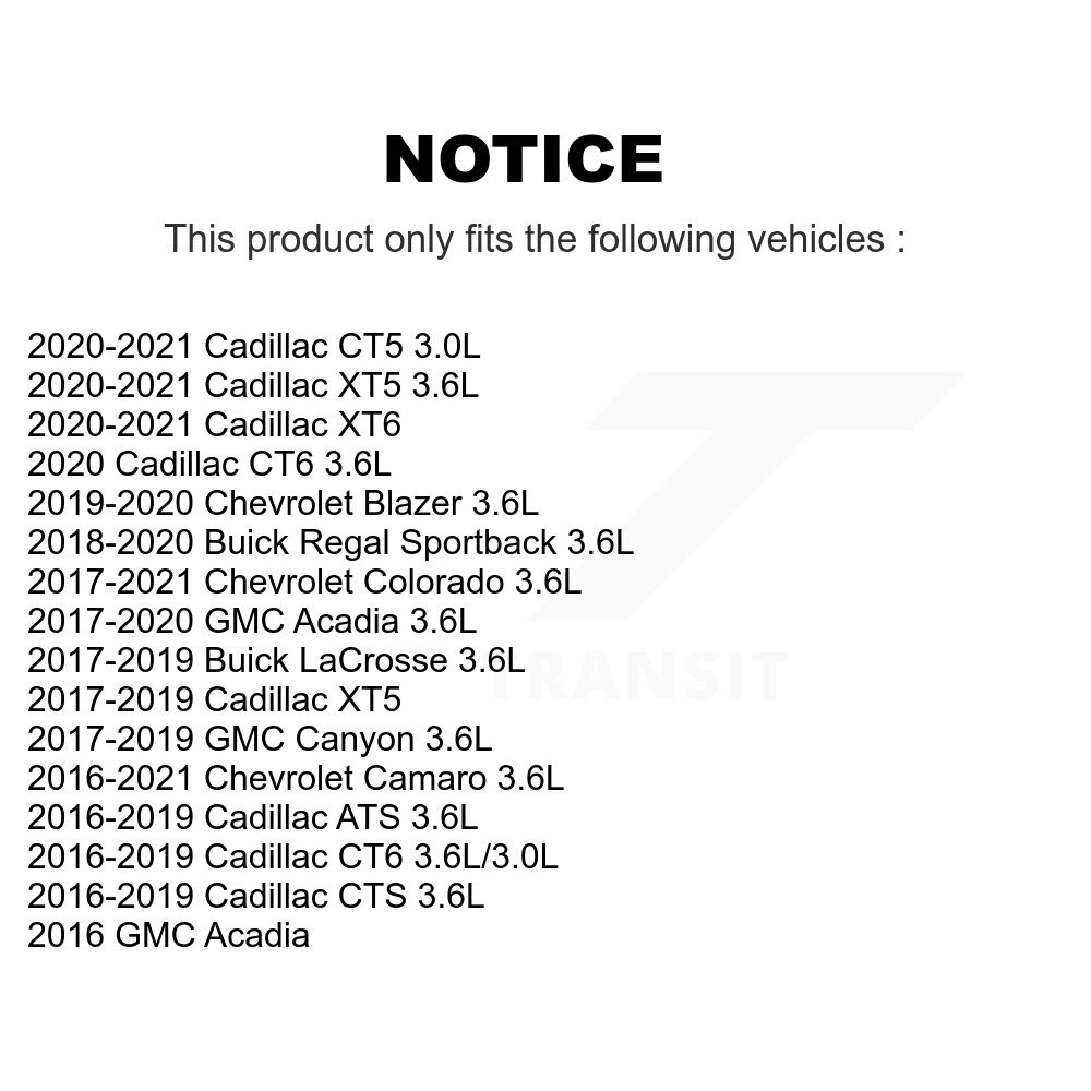[N/A] Bobine d'allumage pour Chevrolet Cadillac GMC Colorado XT5 Acadia Canyon Camaro ATS
