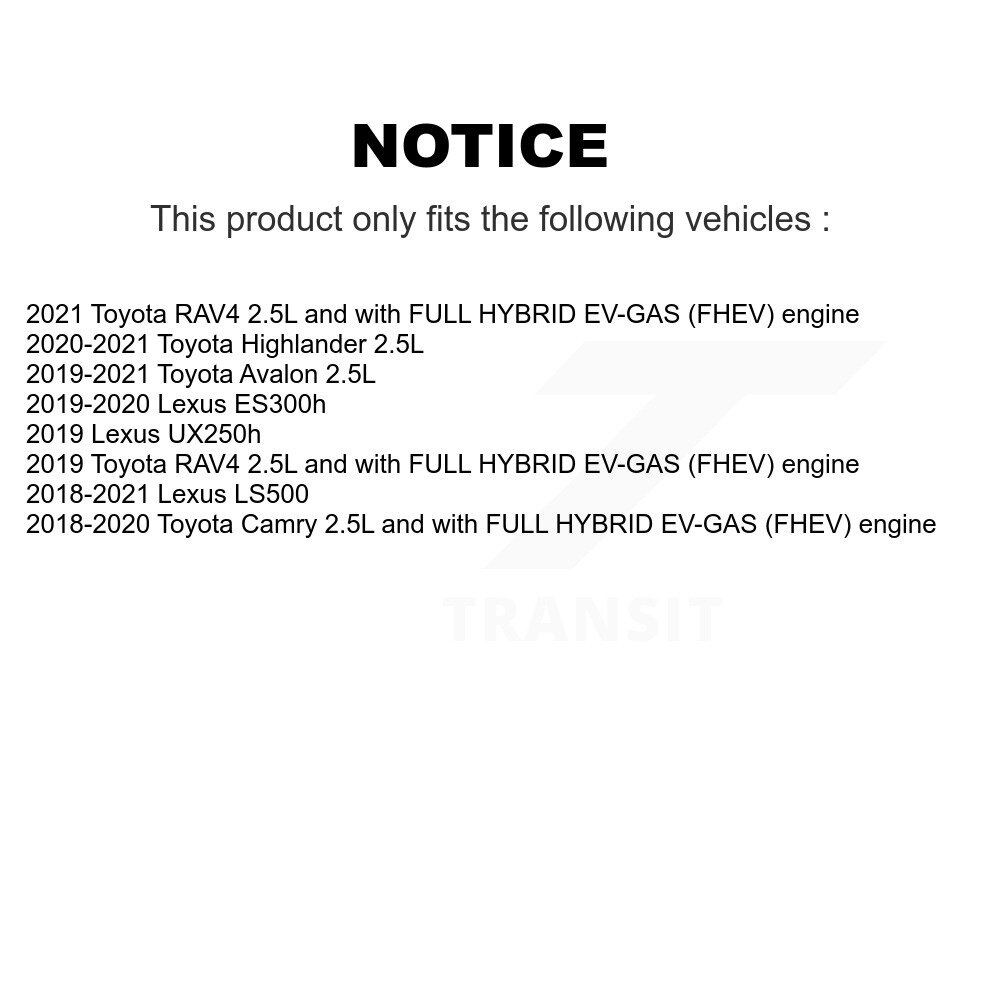 [N/A] Bobine d'allumage pour Toyota RAV4 Camry Highlander Lexus UX250h ES300h Avalon LS500