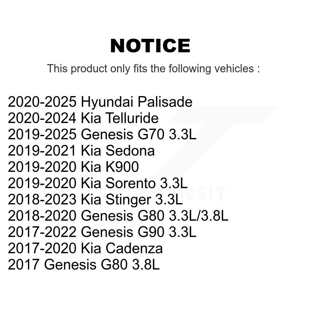 [N/A] Coil d'allumage pour Kia Sorento Sedona Hyundai Palisade Telluride Stinger Genesis