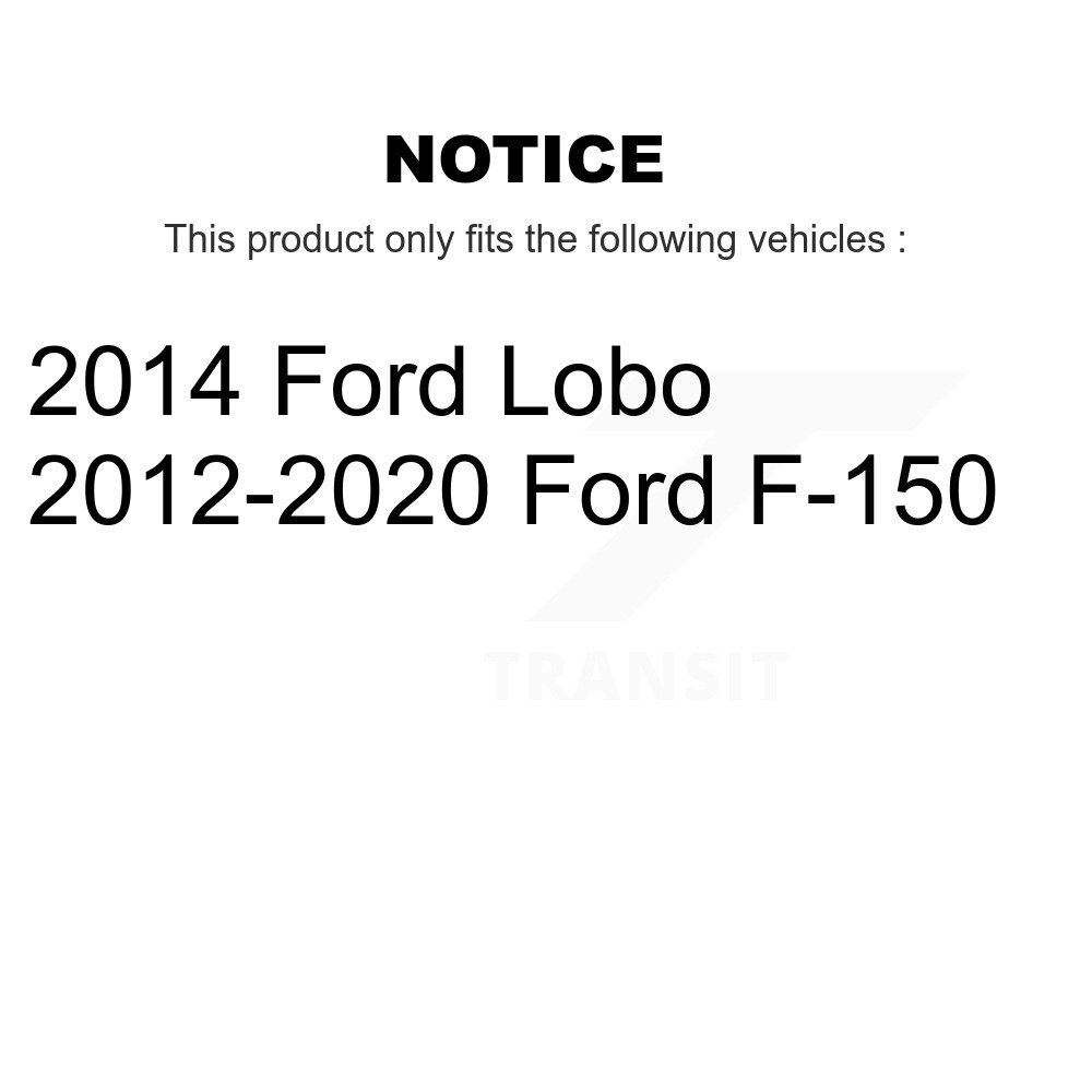 [Arrière] Chaussures de frein de stationnement arrière pour Ford F-150 Lobo NB-1023B