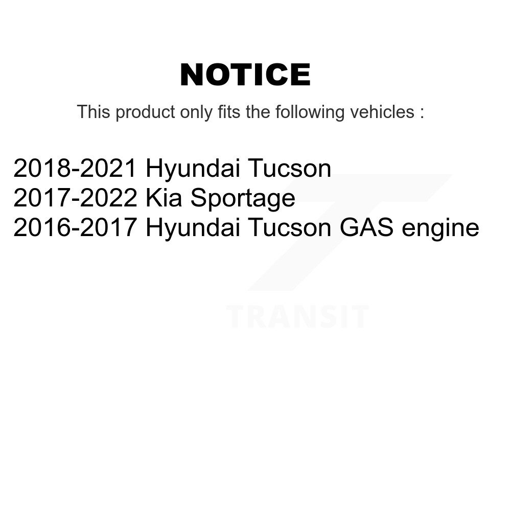 [Arrière] Patin de frein de stationnement arrière pour Hyundai Tucson Kia Sportage NB-1086B