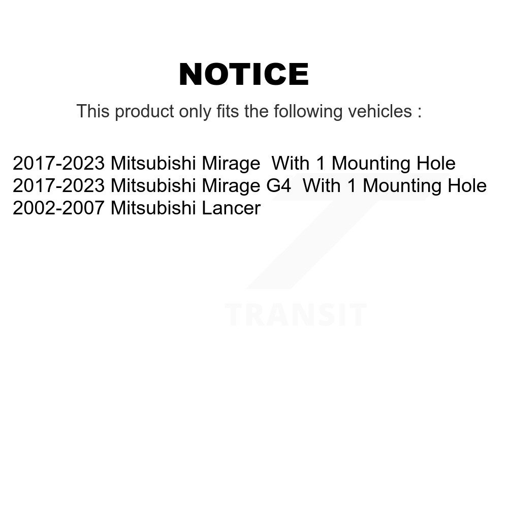 [Arrière] Chaussures de frein à tambour arrière pour Mitsubishi Lancer Mirage G4 i-MiEV NB-778B
