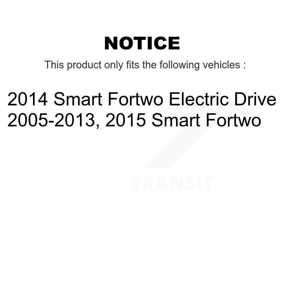 [Arrière] Chaussures de frein à tambour arrière pour Smart Fortwo NB-956B