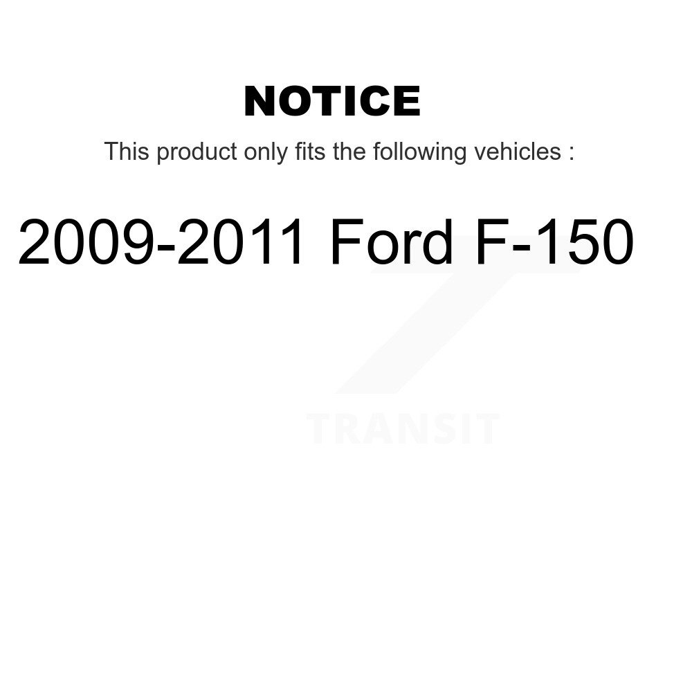 [Arrière] Chaussures de frein de stationnement arrière pour 2009-2011 Ford F-150 NB-961B