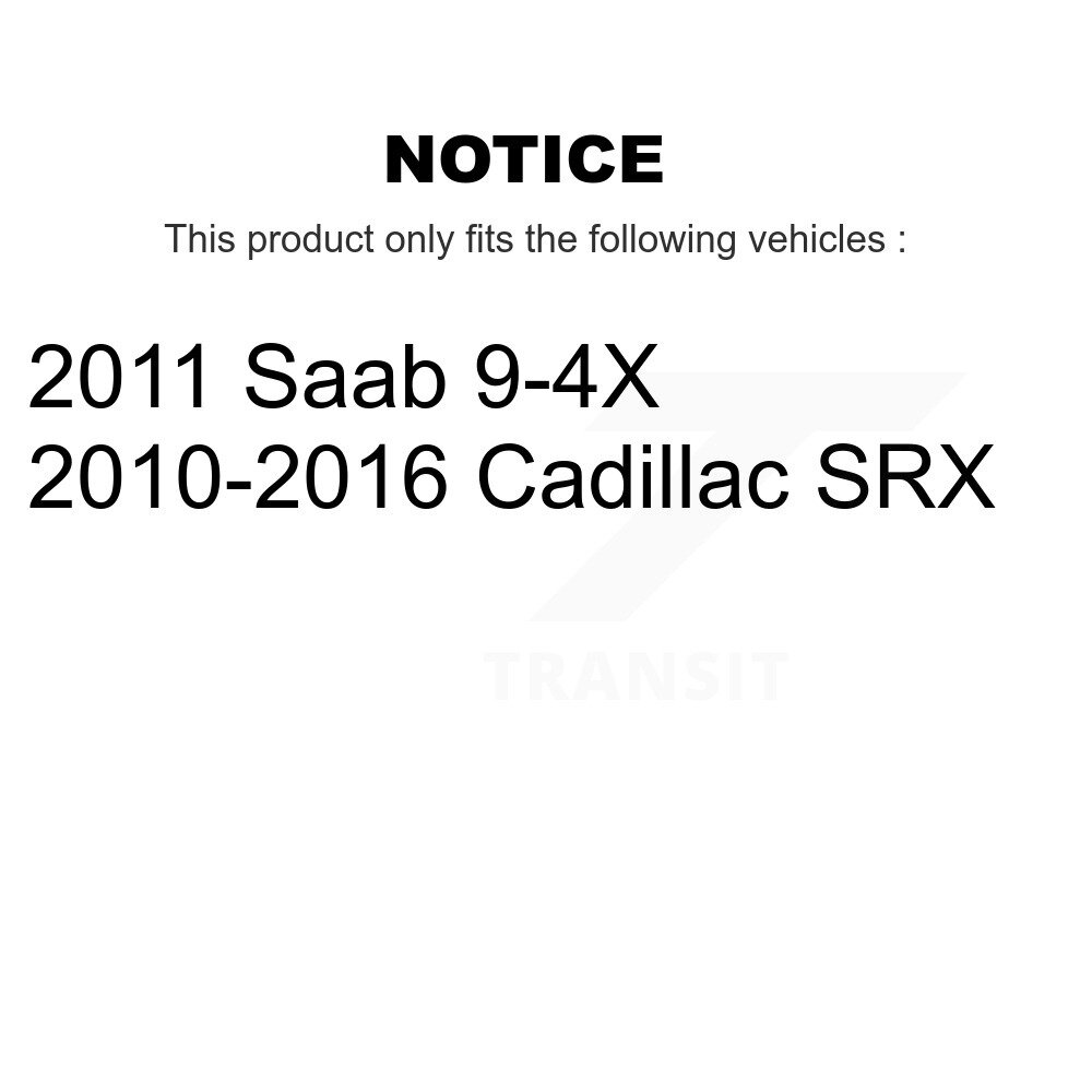 [Arrière] Patin de frein de stationnement arrière pour Cadillac SRX 2010-2016 NB-977B