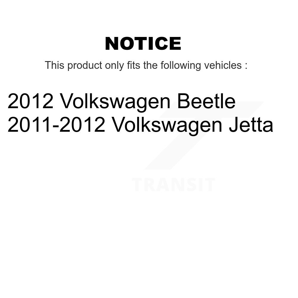 [Arrière] Chaussures de frein à tambour arrière pour Volkswagen Jetta Beetle NB-999B
