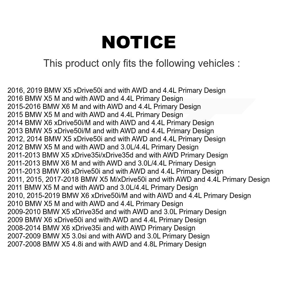 [Front Left] Arbre d'essieu avant gauche pour BMW X5 X6 conception primaire NCV-BM27540