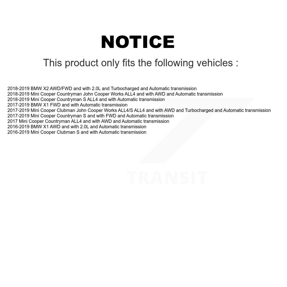 [Front Left] Arbre avant gauche CV Axle pour BMW X1 Mini Cooper Countryman Clubman X2