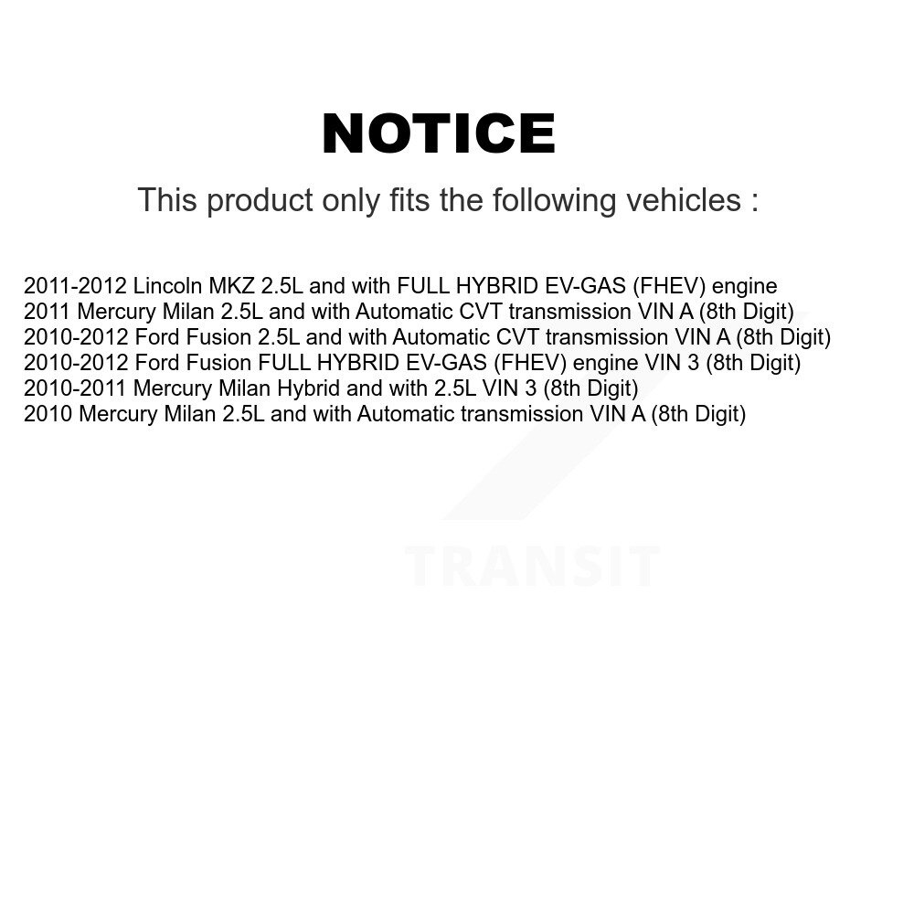 [Avant droite] Arbre d'essieu CV avant droit pour Ford Fusion Lincoln MKZ Mercury Milan NCV-FD11013