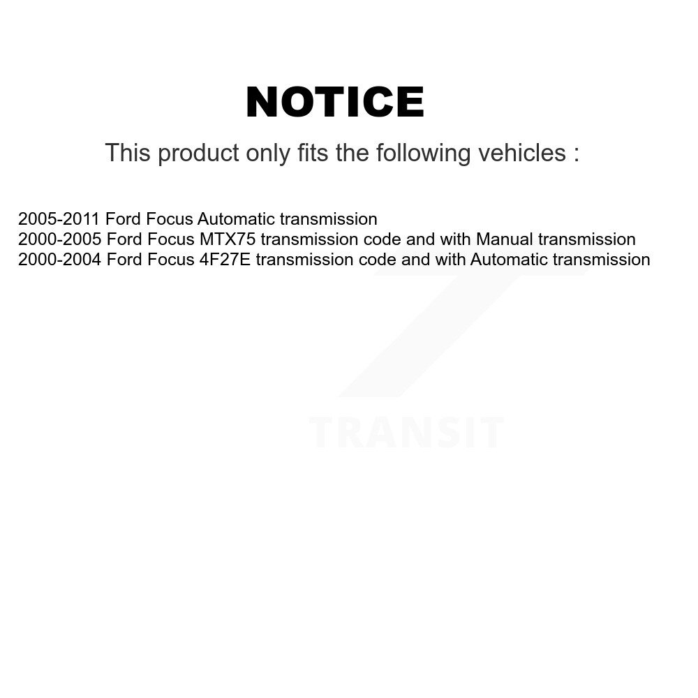 [Avant droite] Avant droite CV Axe arbre pour Ford Focus NCV-FD11128