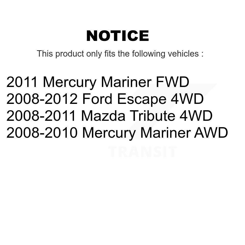 [Arrière droite] Arrière droite CV Axe arbre pour Ford Escape Mazda Hommage à Mercure Mariner
