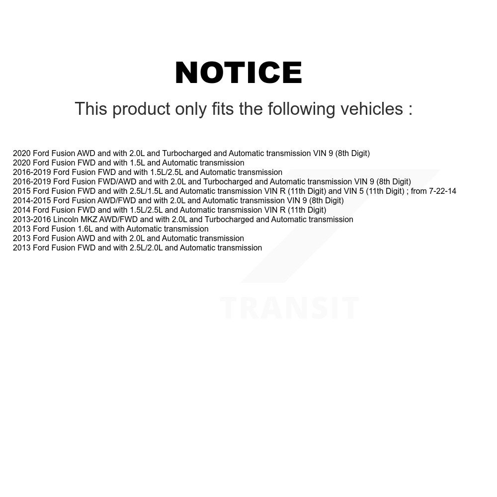 [Front Left] Arbre d'essieu CV avant gauche pour Ford Fusion Lincoln MKZ NCV-FD11187