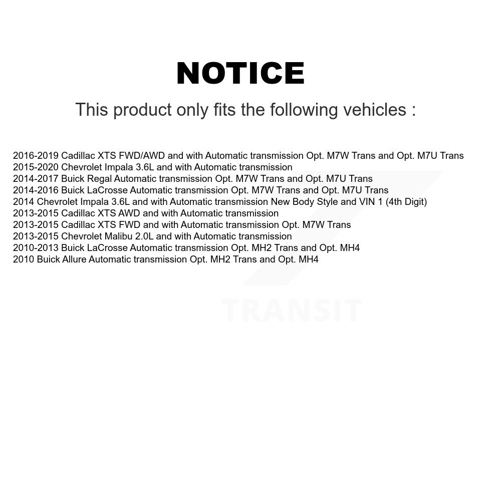 [Front Left] Front Left CV Axle Shaft For Chevrolet Malibu Impala Buick LaCrosse Cadillac XTS