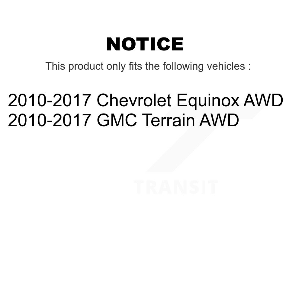 [Arrière gauche] Arbre d'essieu arrière gauche CV pour 2010-2017 Chevrolet Equinox GMC Terrain AWD