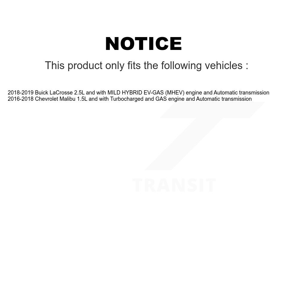 [Front Left] Arbre avant gauche CV Axe pour Chevrolet Malibu Buick LaCrosse NCV-GM16002