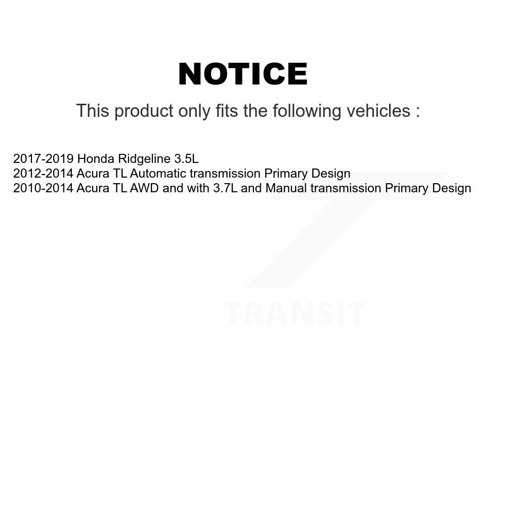 [Front Left] Arbre d'essieu CV avant gauche pour Acura TL Primary Design NCV-HO21016