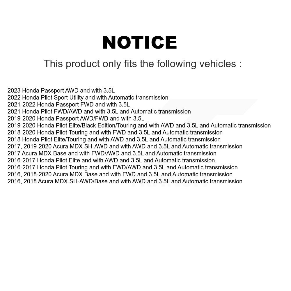 [Front Left] Arbre d'essieu avant gauche pour Honda Pilot Acura MDX Passport NCV-HO21069
