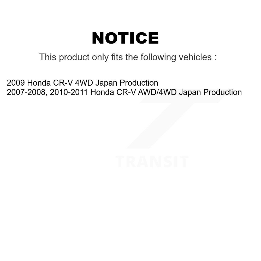 [Arrière droite] Arbre d'essieu arrière droit pour Honda CR-V Japan Production NCV-HO36016