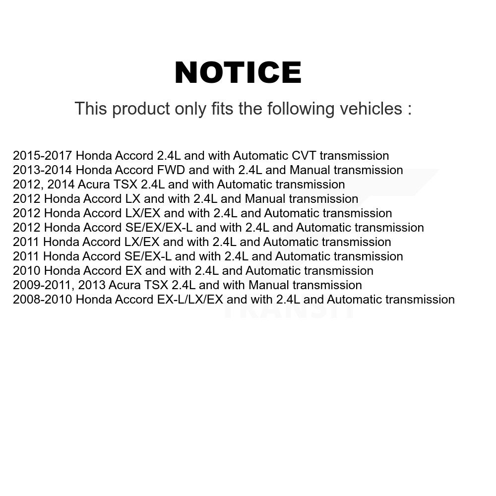 [Avant droite] Arbre d'essieu CV avant droit pour Honda Accord Acura TSX NCV-HO36122