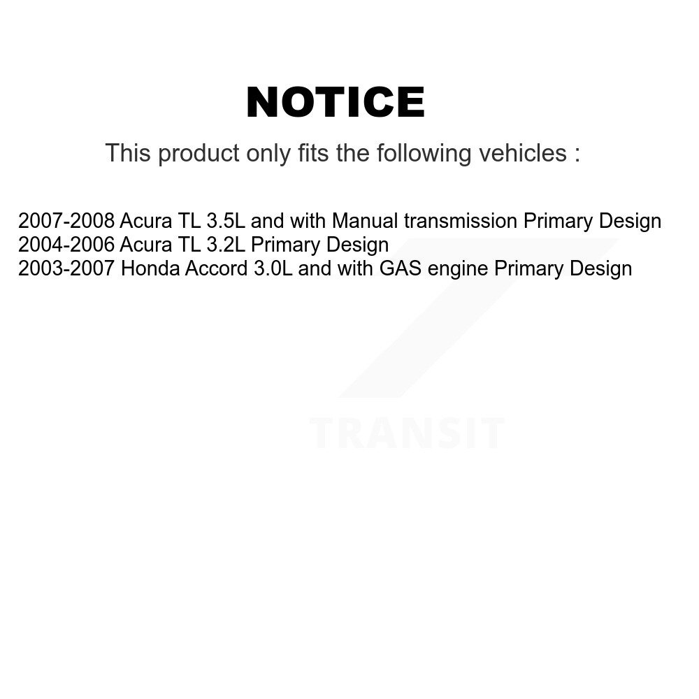 [Front Left] Arbre d'essieu CV avant gauche pour Honda Accord Acura TL Primary Design NCV-HO36127