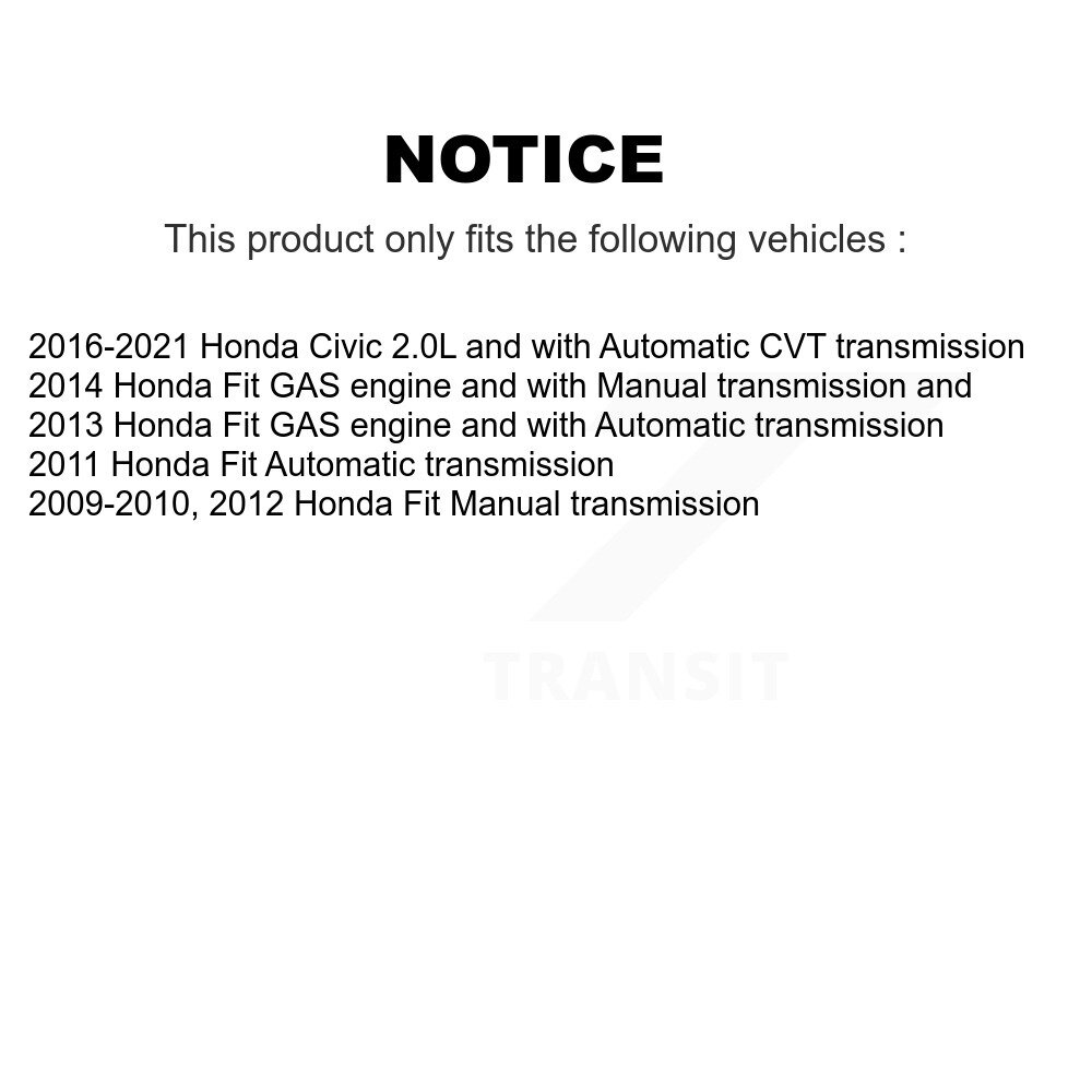 [Front Left] Arbre d'essieu avant gauche pour Honda Civic Fit NCV-HO36146