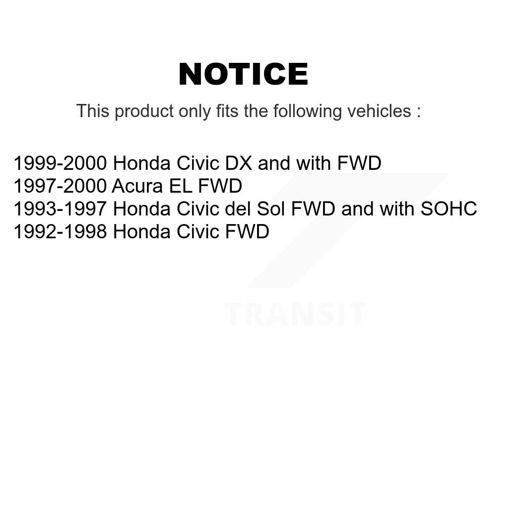 [Avant droite] Avant droit CV Axe arbre pour Honda Civic Acura EL del Sol NCV-HO36516
