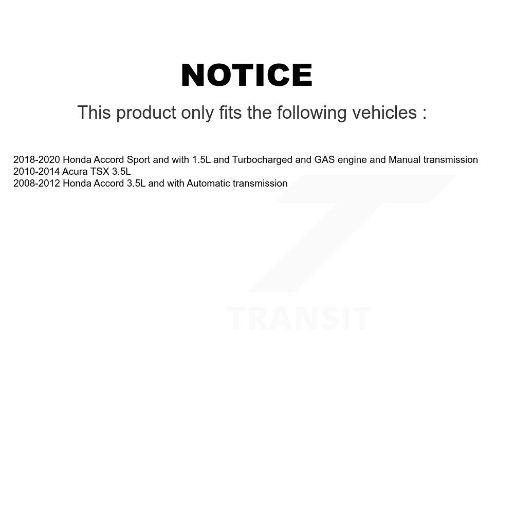 [Front Left] Arbre d'essieu avant gauche pour Honda Accord Acura TSX NCV-HO36586