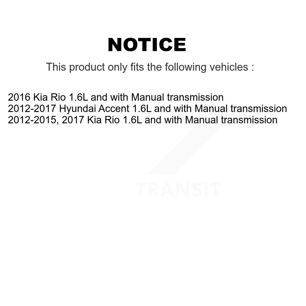 [Avant droite] Arbre avant droit de l'essieu de CV pour Hyundai Accent Kia Rio NCV-HY37120