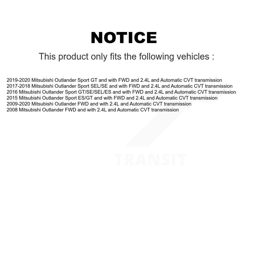 [Avant droite] Arbre d'essieu CV avant droit pour Mitsubishi Outlander Sport NCV-MI51003