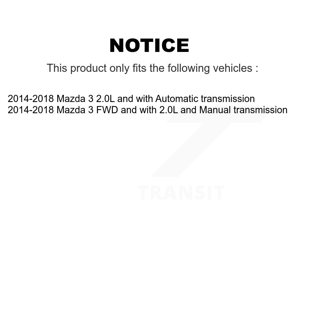 [Avant droite] Arbre d'essieu CV avant droit pour Mazda 3 NCV-MZ47029