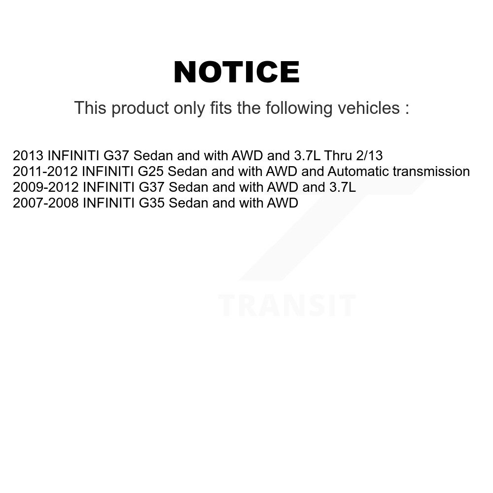 [Avant droite] Arbre à essieu avant droit pour INFINITI G37 G35 G25 NCV-NI39004