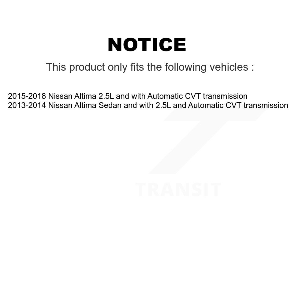 [Front Left] Arbre d'essieu avant gauche pour Nissan Altima NCV-NI53023