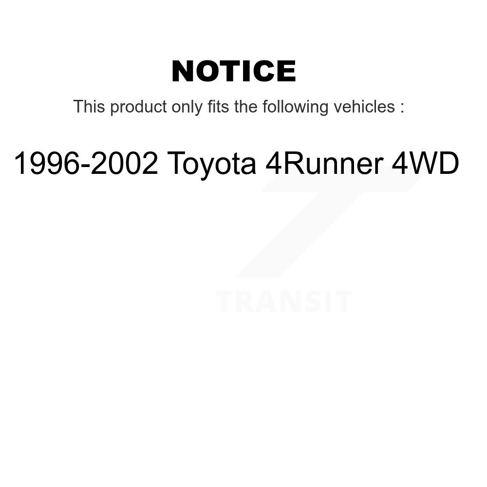 [Avant droite] Arbre d'essieu CV avant pour 1996-2002 Toyota 4Runner 4WD NCV-TO69142