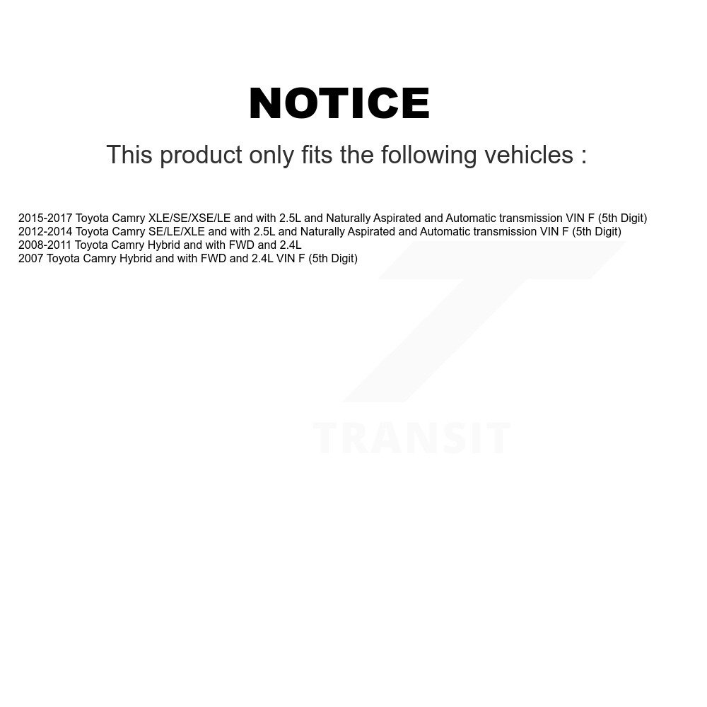 [Avant droite] Arbre d'essieu CV avant droit pour Toyota Camry NCV-TO69456