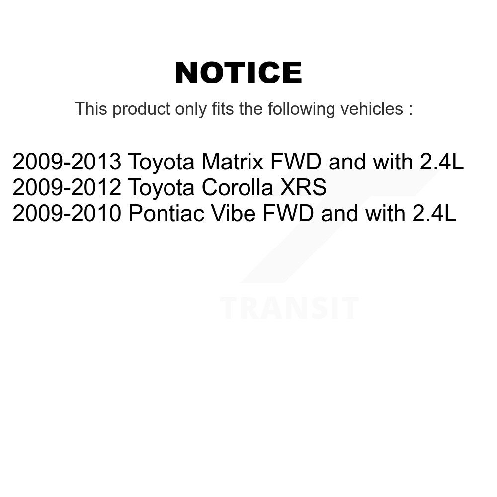 [Avant droite] Arbre d'essieu avant droit pour Toyota Corolla Matrix Vibe Pontiac NCV-TO69538