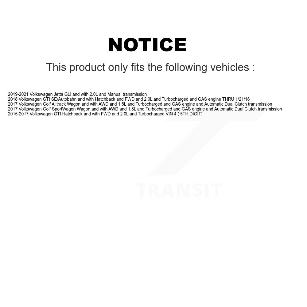 [Avant droite] Avant droit CV Axe arbre pour Volkswagen Jetta GTI Golf SportWagen Alltrack