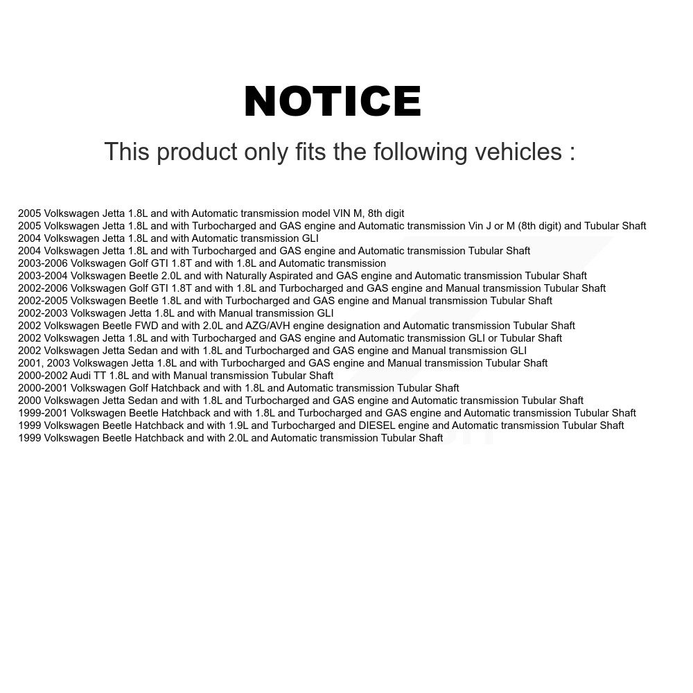 [Avant droite] Escalier avant droit pour Volkswagen Jetta Golf Beetle Audi TT NCV-VW72053