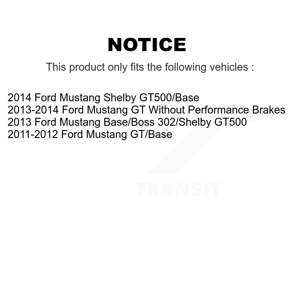 [Arrière] Plaquettes de frein en céramique arrière pour Ford Mustang NWF-PRC1465