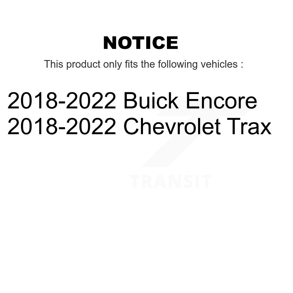 [Front] Plaquettes de frein en céramique avant pour 2018-2022 Buick Encore Chevrolet Trax