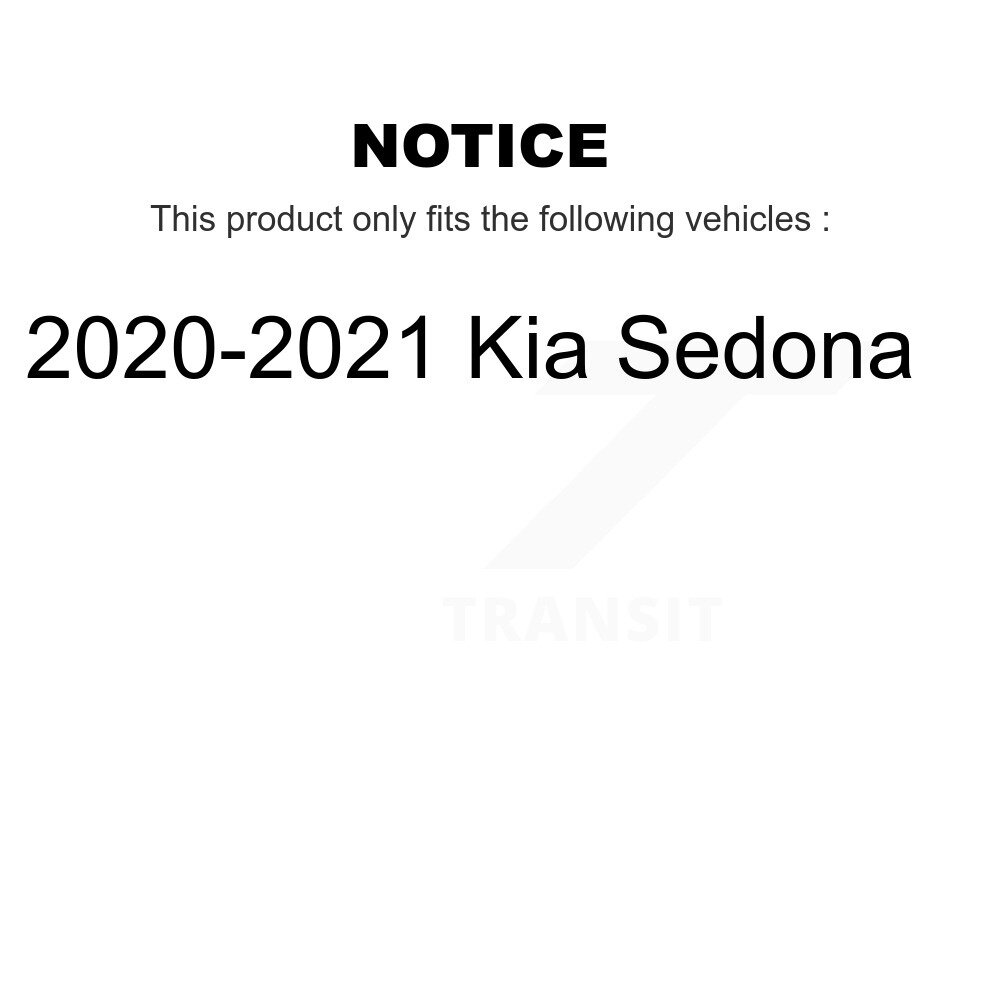 [Front] Plaquettes de frein en céramique avant pour 2020-2021 Kia Sedona NWF-PRC2408