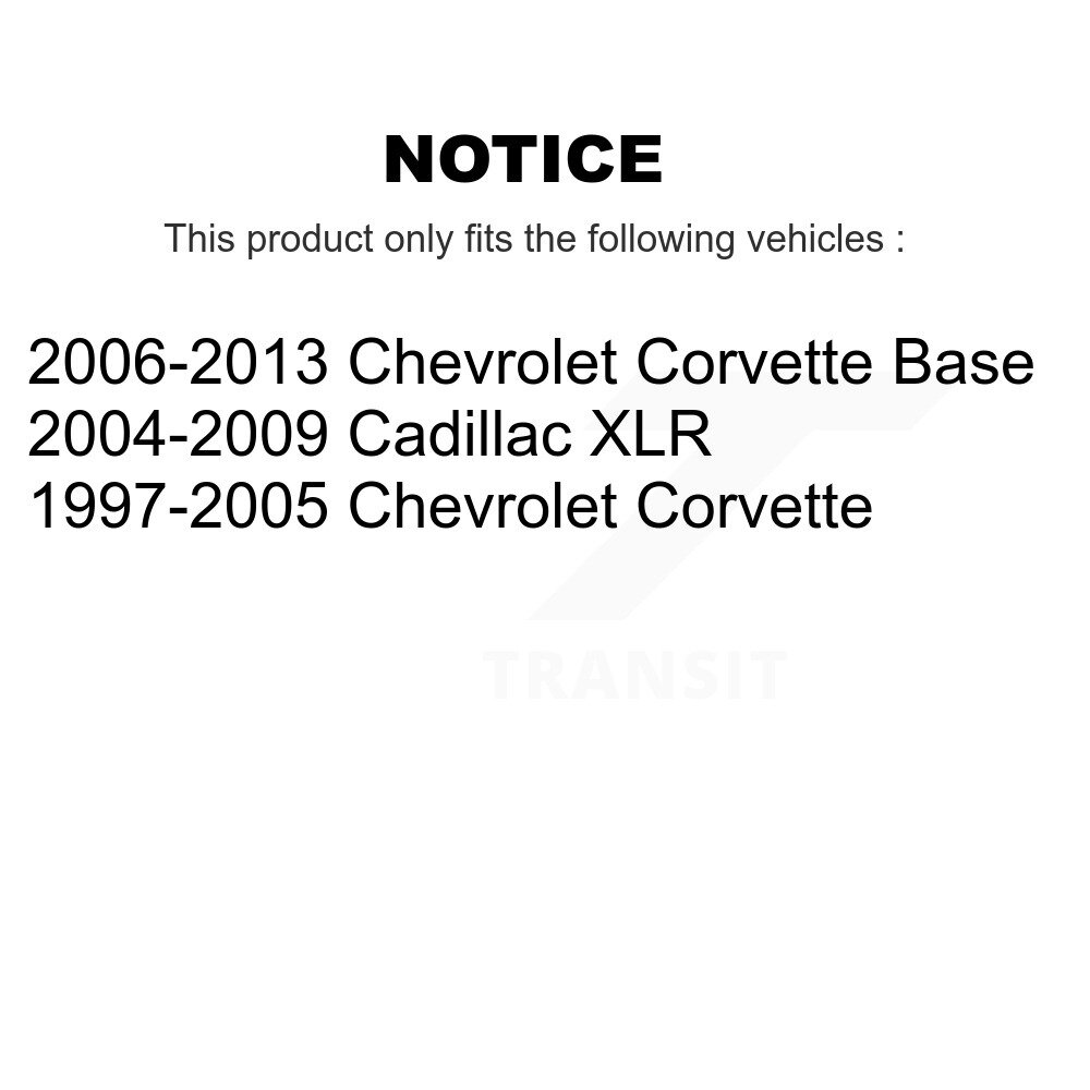 [Arrière] Plaquettes de frein arrière en céramique pour Chevrolet Corvette Cadillac XLR NWF-PRC732