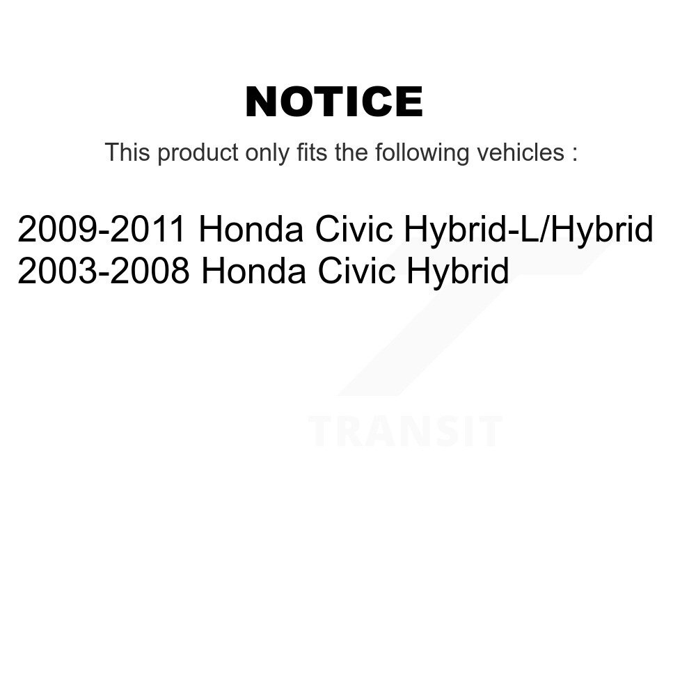 [Front] Plaquettes de frein en céramique avant pour Honda Civic NWF-PRC948A