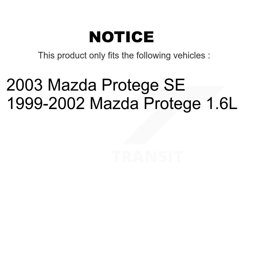 [Front] Semi-métalliques avant Plaquettes de frein à disque pour Mazda Protege NWF-PRM798