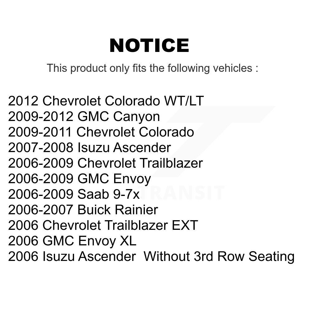 [Front] Plaquettes de frein en céramique avant pour Chevrolet GMC Colorado Trailblazer Canyon XL