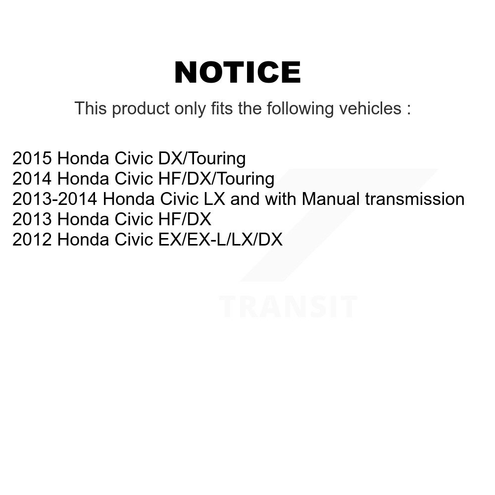 [Front] Plaquettes de frein en céramique avant pour Honda Civic NWF-PTC1578