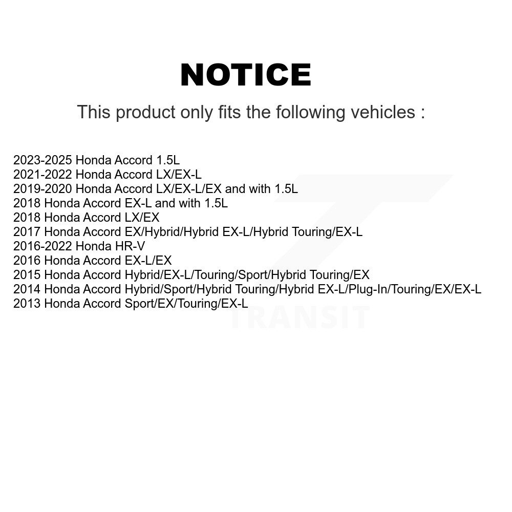 [Front] Plaquettes de frein en céramique avant pour Honda Accord HR-V NWF-PTC1654