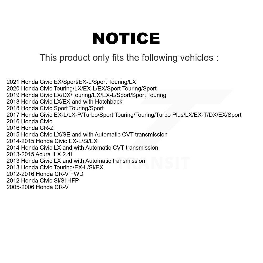 [Front] Plaquettes de frein en céramique avant pour Honda Civic CR-V Acura ILX CR-Z NWF-PTC914A