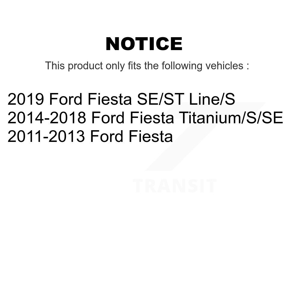 [Front] Semi-métalliques avant Plaquettes de frein pour Ford Fiesta PPF-D1454
